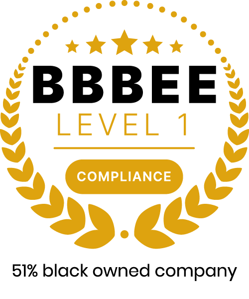 BBBEE Level 1 Compliance - 51% black owned company